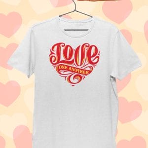 Love One Another Heart T Shirt