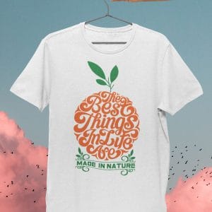 Orange Inspirational T Shirts