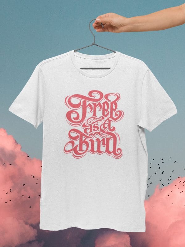 Free As Bird Inspirational T Shirts