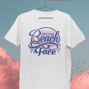 Resting Face Beach T Shirt