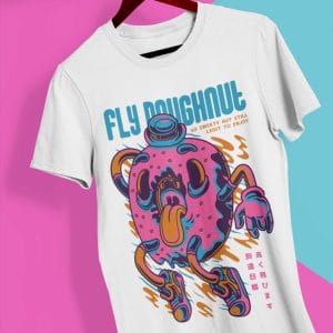Fly Doughnut Foodies T Shirts