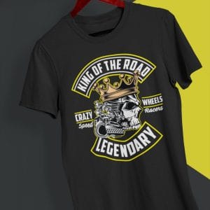 Skull With A Crown T Shirt