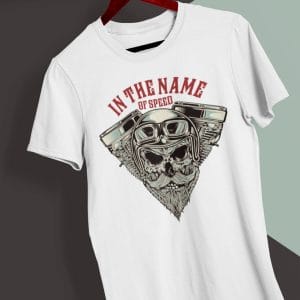 Machine Skull T Shirt